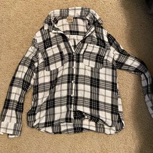 Plaid button down